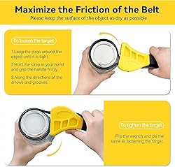 Jar Opener for Weak Hands: Strap Wrench and Rubber