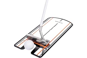 BIRDIEBLAST Golf Putting Mirror, Putting Mirror Training Aid for Golf with Putter Line,Putting Mirror for Golf Putting Practice for Beginners