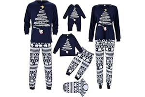 Family Christmas Pajamas Set Matching Christmas Family Pajamas Couples Xmas Sleepwear Women Sweater