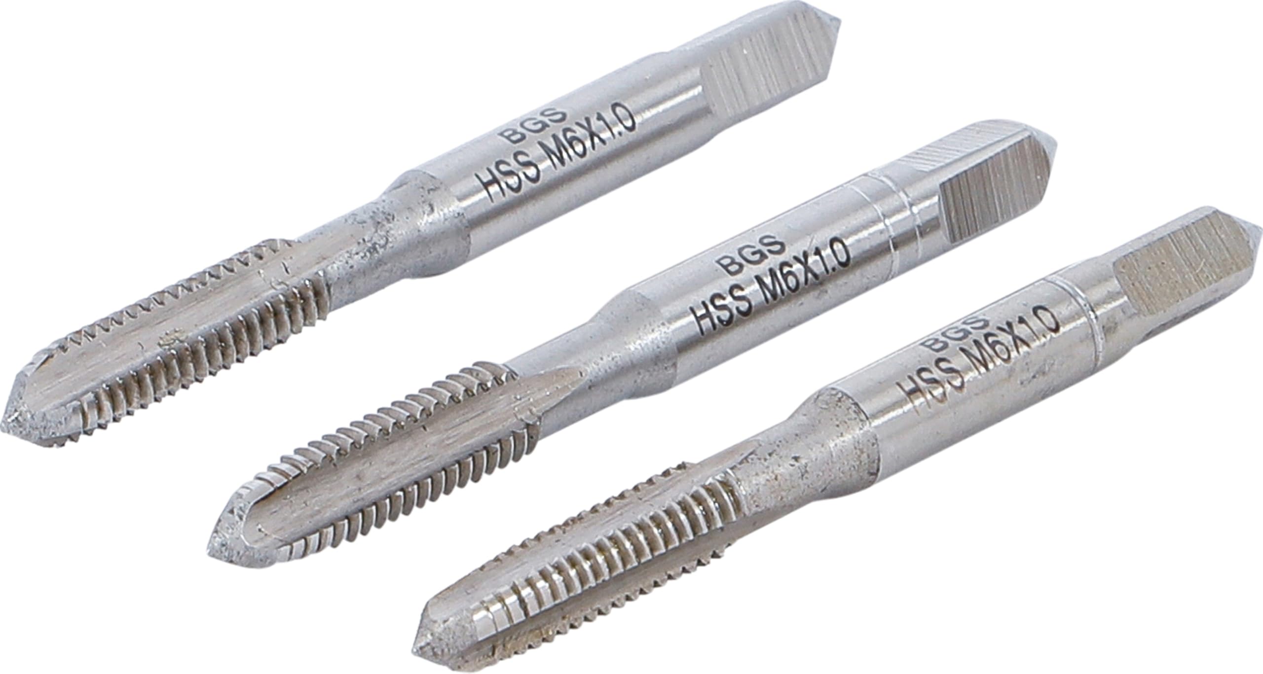BGS 933 | Tap Set | Starter, Plug, Bottoming Tap | HSS-G | M6 x 1.0 | 3 pcs. — image 1