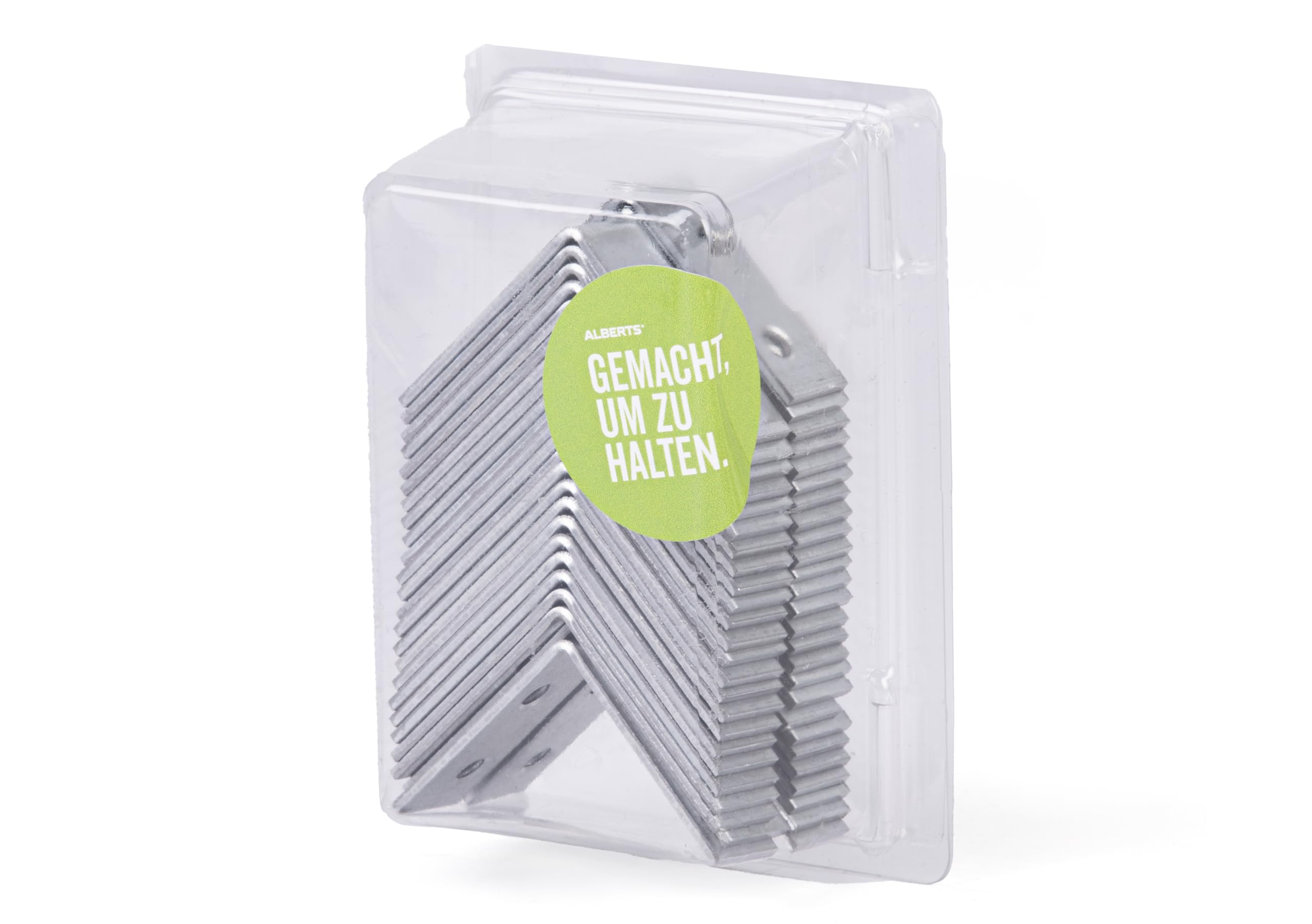 GAH-Alberts 339470 Elbow Connector Galvanised 40 x 40 x 15 mm Pack of 50 Yellow