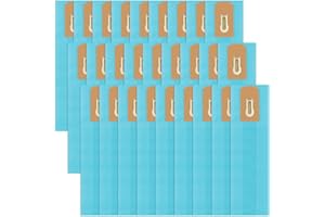 27 Pack PETOX PK80009 Disposable Vacuum Bags Replacement for Oreck Commercial XL Upright Bags, Compatible with Oreck XL Models without Bag Docks XL2000, XL8000, XL9000 and Commercial Series, Blue