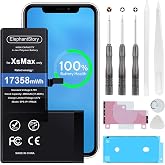 ElephantStory Replacement Battery for iPhone Xs Max High Capacity | Compatible with A1921 A2101 A2102 A2104, Repair kit included, Li-ion polymer battery, 0-cycle battery