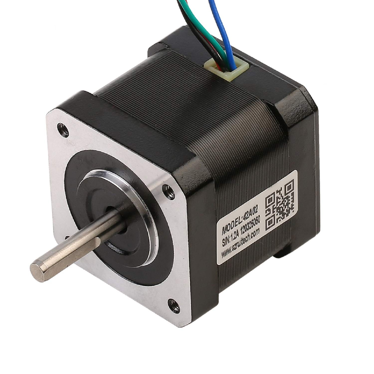 RTELLIGENT Nema 17 Stepper Motor Bipolar Stepping 2 Phase 0.22Nm/31.2oz-in 42x42x40mm 1.2A 1.8 Degree 3D Printer CNC Step Motor