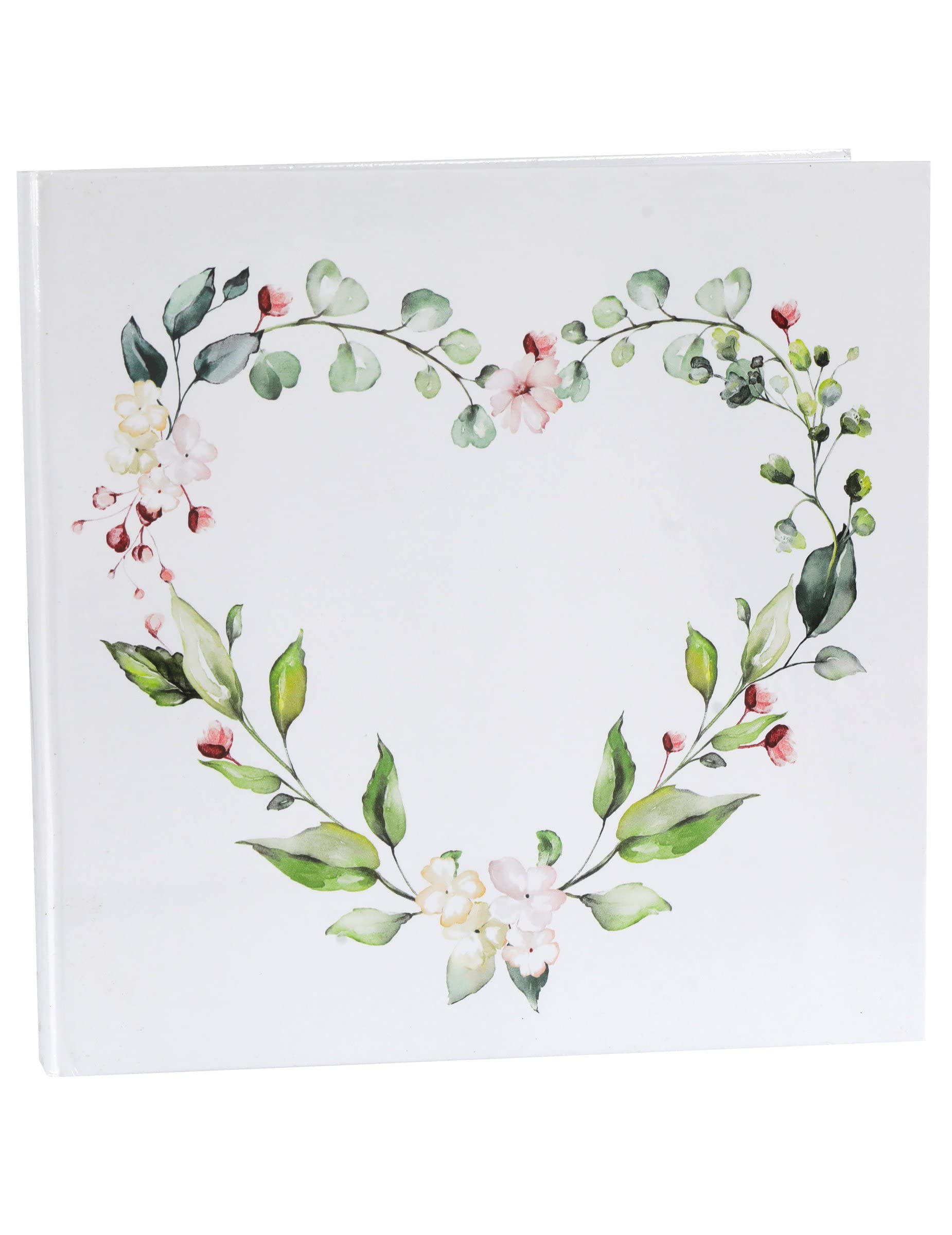 Generic Vintage Wedding Guest Book 24 cm White