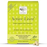 NEW NORDIC Active Liver 90-Day Supply, Daily Liver Supplement, Milk Thistle, Artichoke & Turmeric, 90 Tablets