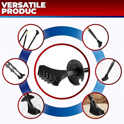 Rubber Feet Hiking Pole Tips 6Pcs Hiking Poles Shoe Glide Stick