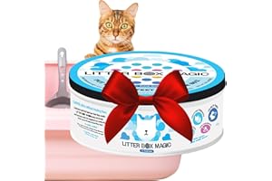 Litter Box Magic Cat Litter Deodorizer Jar (Fresh Scent, 16 Oz, Pack of 1) - Cat Litter Odor Absorber Gel In A Jar - Litter Box Pet Air Freshener - Litter Odor Eliminator to Freshen Air