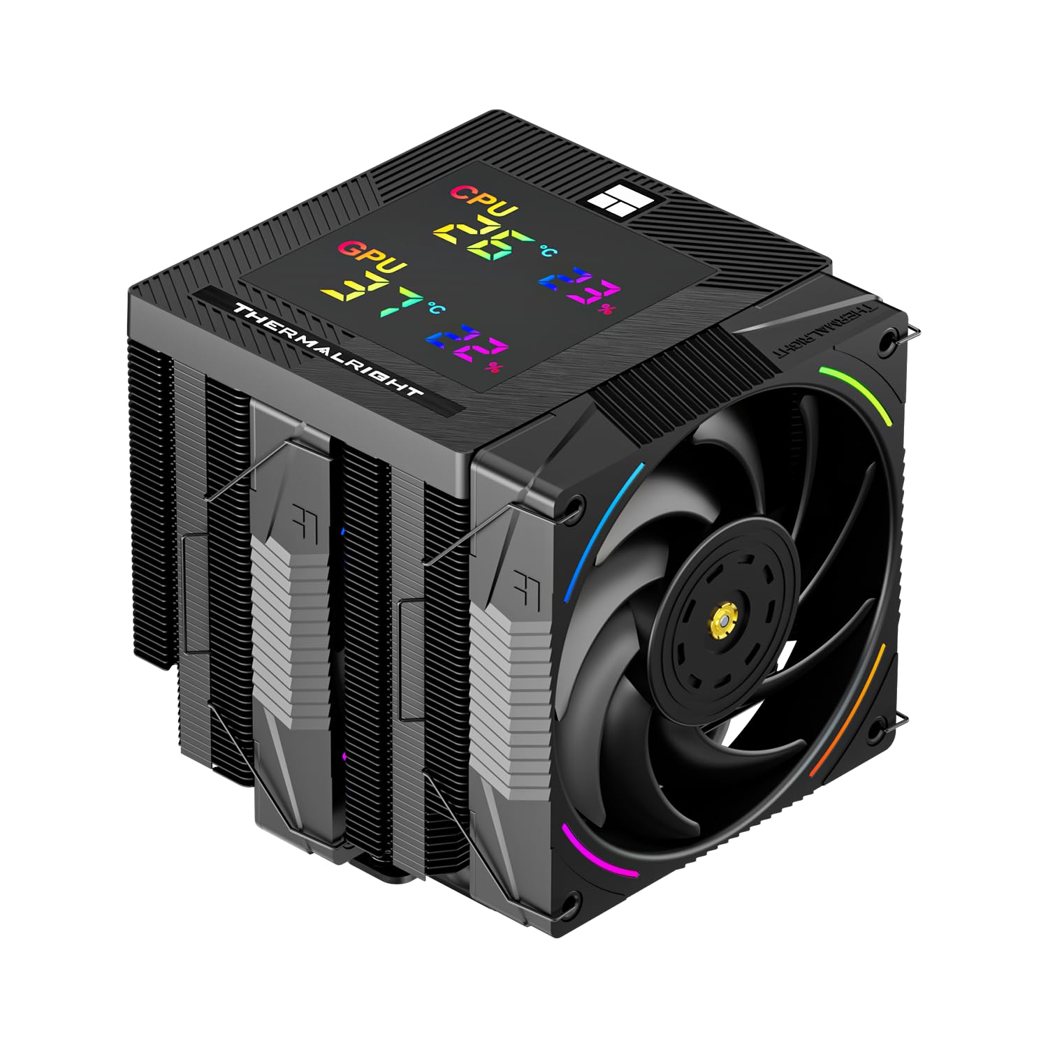 Photo 1 of Thermalright Phantom Spirit 120 Digital EVO CPU Air Cooler,7 Heat Pipes CPU Cooling,Double Tower Cooling,Support for AM4/AM5/Intel lga1700/115X/1200/1851,Magnetic Attraction-Digital Screen Top Cover
