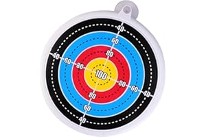 KsngTixe Archery Target with Suction Cup ABS Plastic Hanging Arrow Target for Bow and Arrow Practicing Outdoor Indoor Trainin
