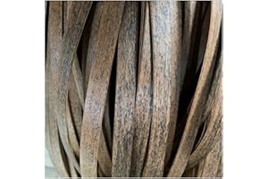 197 ft/60M Wicker Repair Kit PE Plastic Wicker Furniture Repair Material 12mm Flat Rattan Fix Supplies for Outdoor Patio Chai