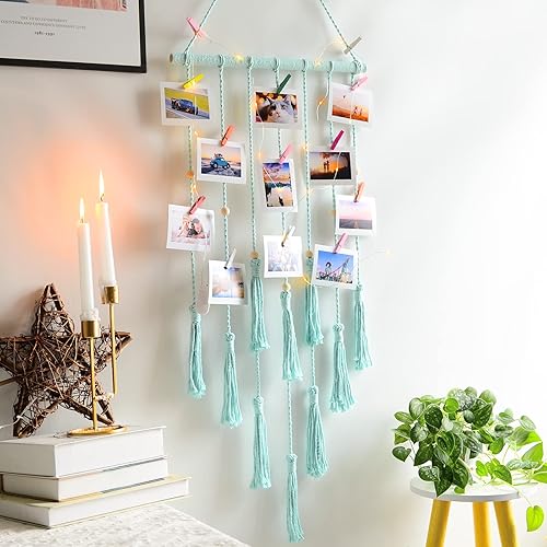 styleonme Frames Holders Clip Photo Boho Bedroom Decor Teenage
