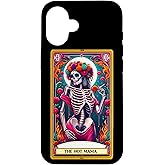Hot Mama Tarot Card Skeleton Day of The Dead Sugar Skull Case for iPhone 16