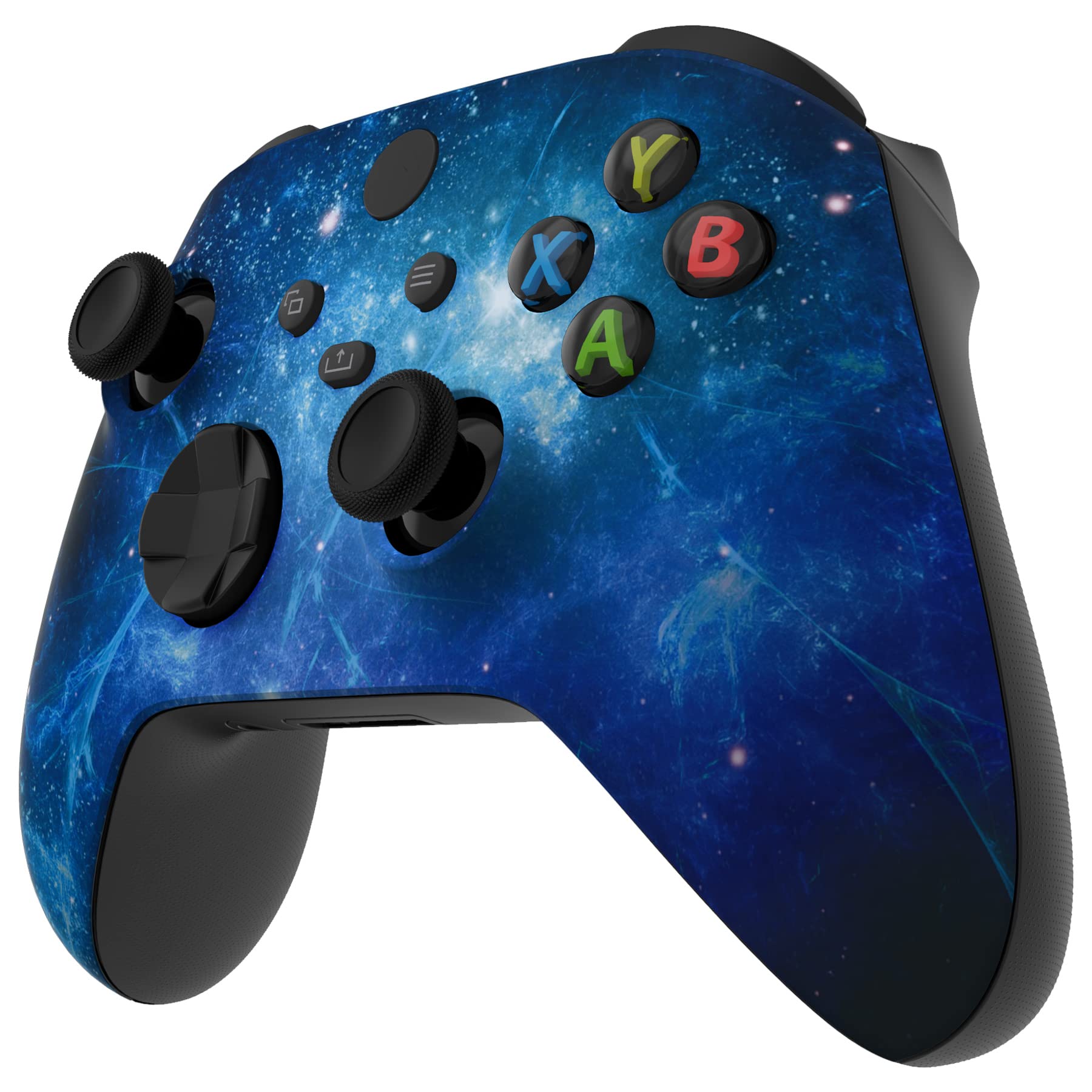 eXtremeRate Replacement Shell for Xbox Series X|S Controller, Nebula Front Housing Faceplate Case for Xbox Series X & Xbox Series S Controller Custom Accessories
