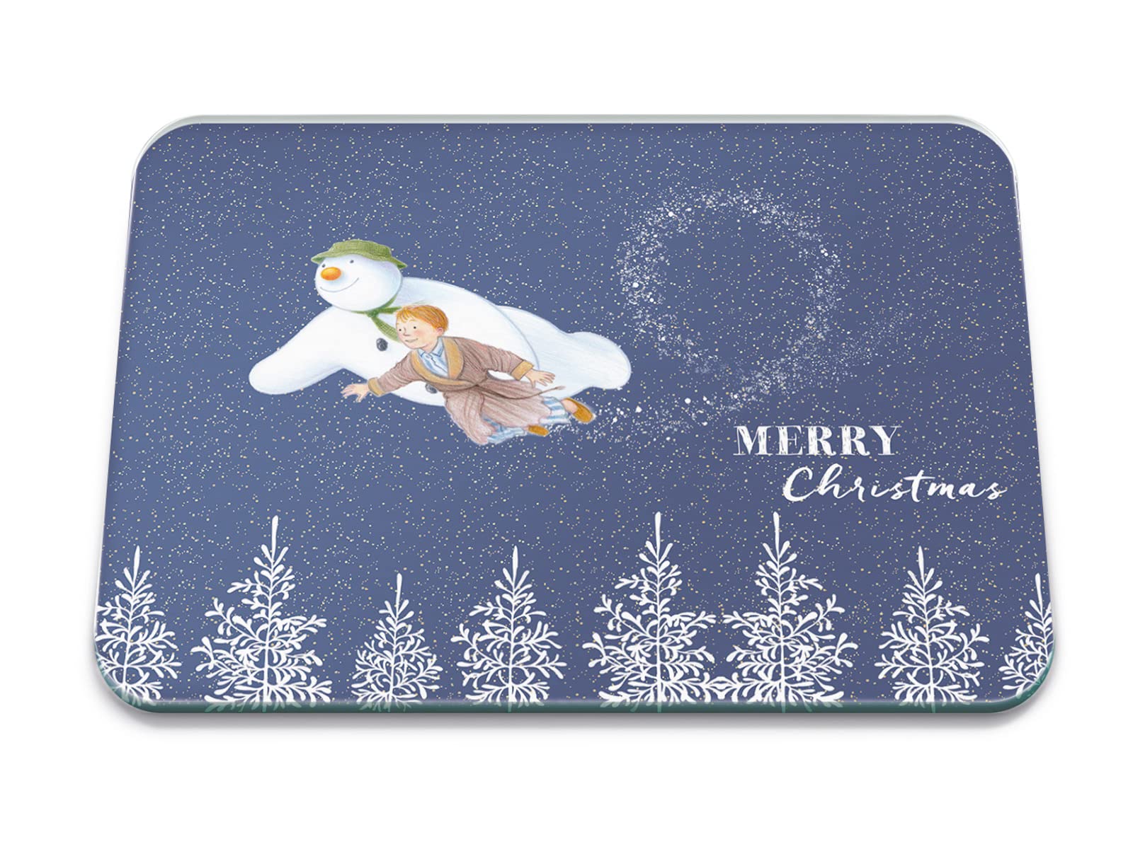 Eddingtons The Snowman - WORKTOP Protector, Blue & White