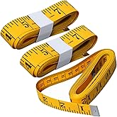 Soft Tape Measure Double Scale Measuring Tape Body Sewing Flexible Tailor Craft Vinyl Ruler for Weight Loss Medical Body Meas