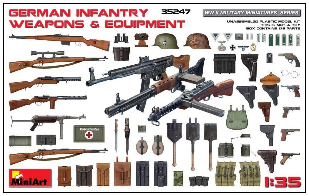 Miniart 1: 35 - German Infantry Weapons & Equipment