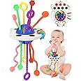 Yetonamr Baby Sensory Montessori Toys for 6-12-18 Months, Silicone Teething Toys, Toddler Easter Basket Stuffers Birthday Gift Travel Toy for 1 2 Year Old Boy Girl Infant 8 9 10 Months Old