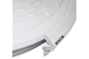 LSGCQ Kerf Weather Stripping Door Seal Strip 26 Ft Q Foam Door Weatherstrip Seal with Slot Card Slot Installation, Easy Cut t