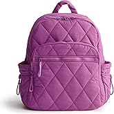 Vera Bradley Women's Featherweight Bancroft Backpack, Iris Orchid, One Size