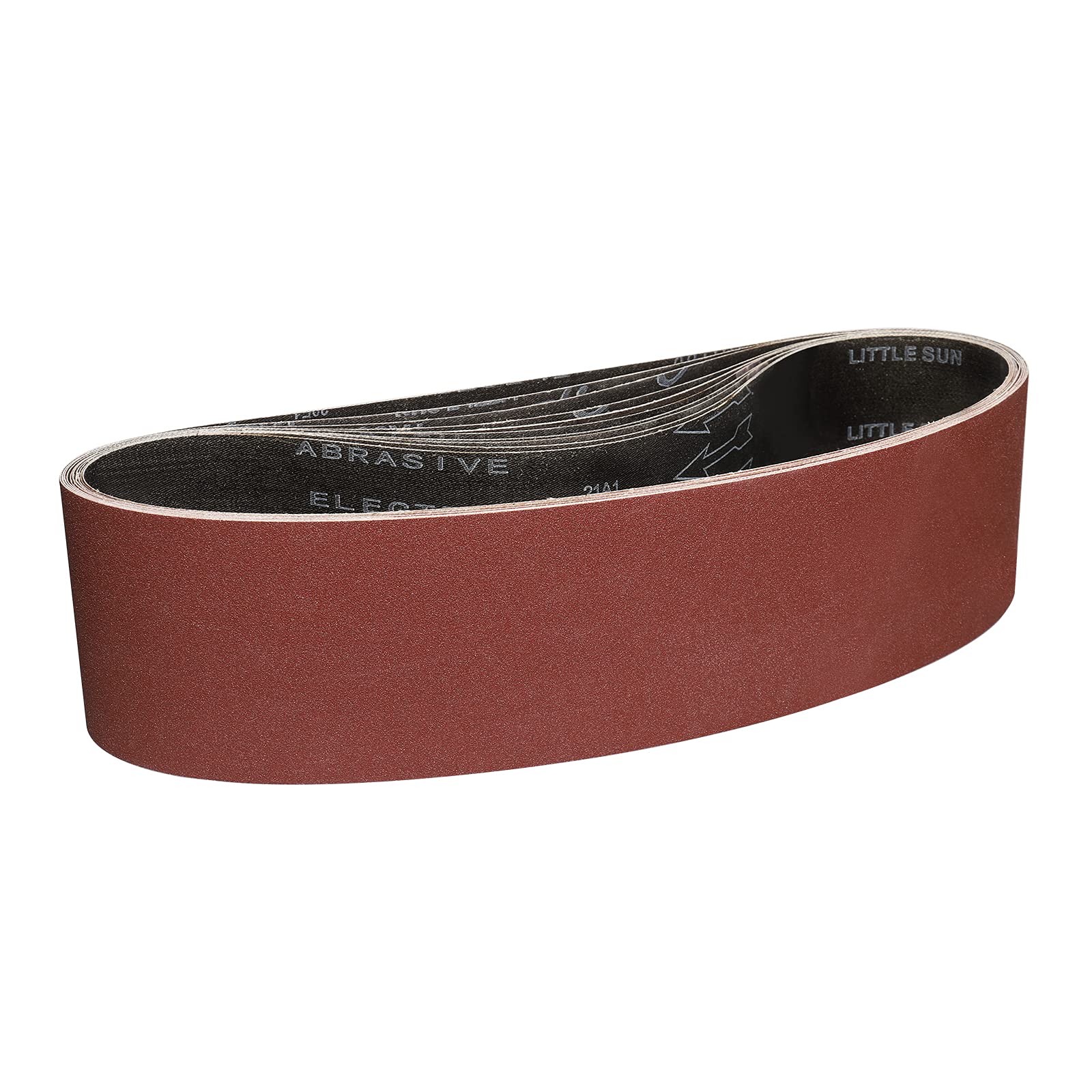 Sruhrak 100X915 mm Abrasive Sanding Belt Set - 10 Pack 120 Grits Sandpaper Belts for Portable Belt Sander — image 1