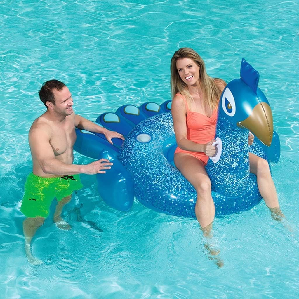 inflatable peacock float