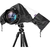 Altura Photo Camera Rain Cover, Waterproof Lens Jacket for Canon Sony Nikon | Professional Grade DSLR Weather Gear with Hand Sleeves for R6 Mark II &amp; More