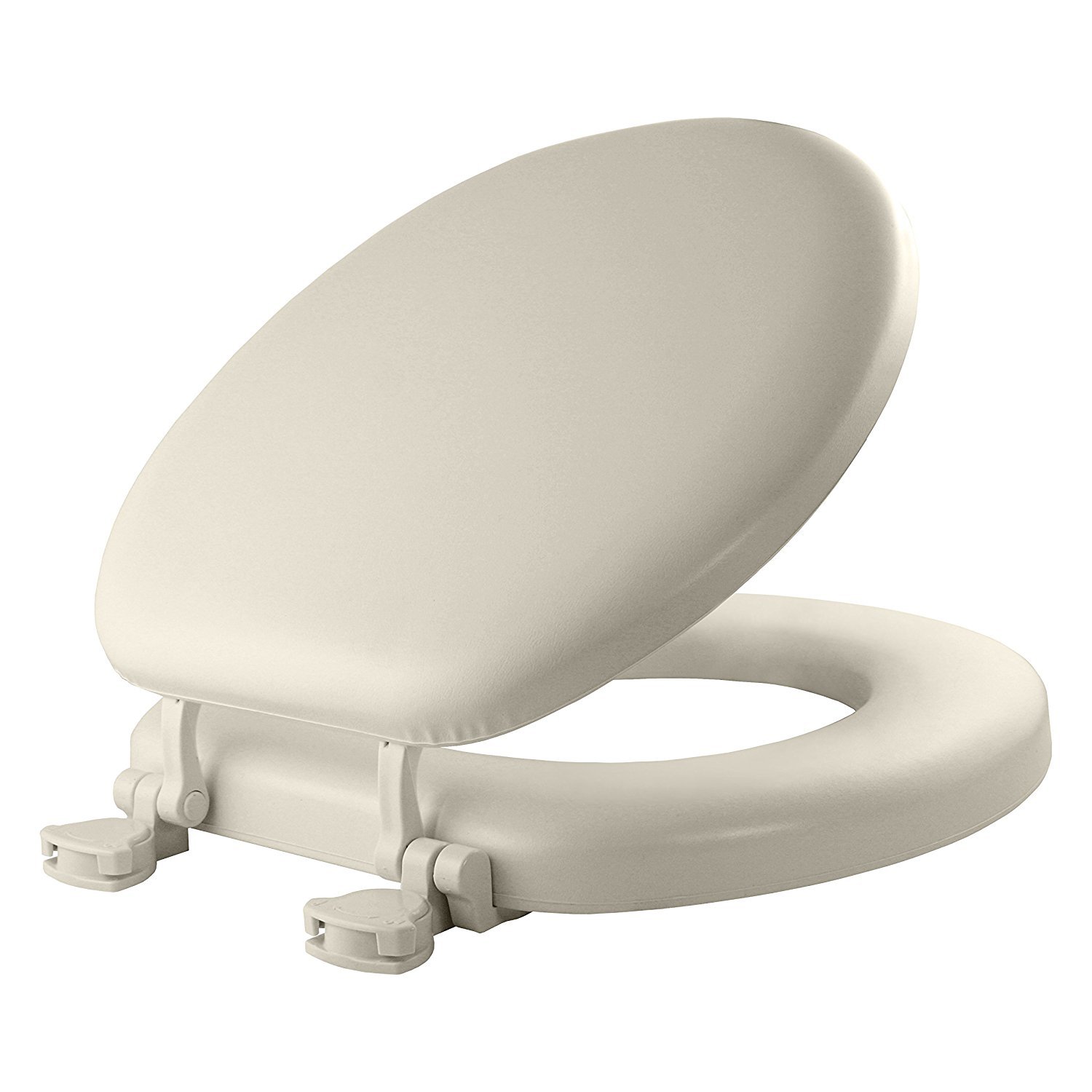 Best toilet seat with lift-off hinges, round