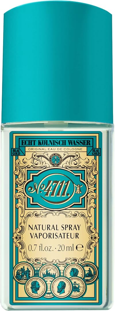 4711 Original Eau de Cologne Natural Spray 20ml Fresh Intense Aroma Revitalising