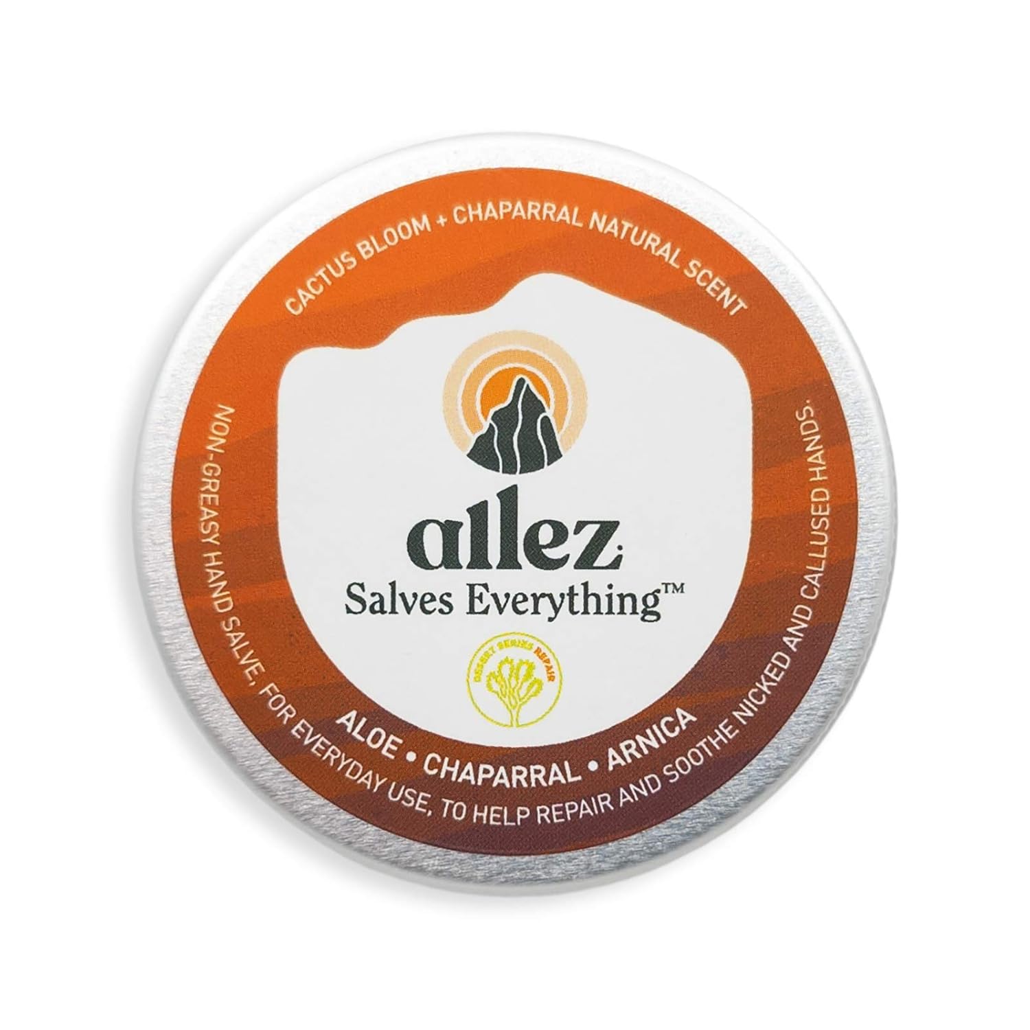 allez outdoor | Salves Everything Hand Salve | Non greasy hand cream to repair and heal nicked and calloused hands | PH Balanced Lotion | Desert Series | Chapparal and Cactus Bloom Scent | 1.5 oz. : Beauty
