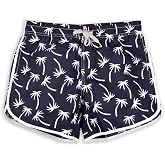 Womens Board Shorts Beach Quick Dry Fabric Swim Slim Trunks Ocean Travel Sports