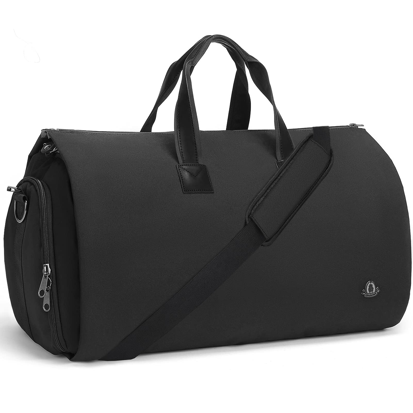 Garment Duffle Bags For Travel, Convertible Carry On Garment Bag With Shoulder Strap, Shoes Compartment Carry on Mens Garment Bag For Suits, 2 in 1 Suit Bags For Men Travel