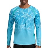 BASSDASH Men's UPF 50+ Wrinkle-Free Fishing Shirt Long Sleeve Casual Tee with Breathable Mesh for Hiking Running SR01M