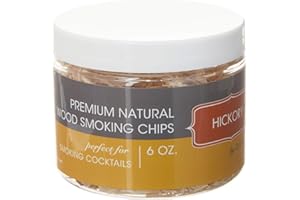 Outset 76535 (Hickory) Kiln Dried Smoking Chips, 6 oz, Brown