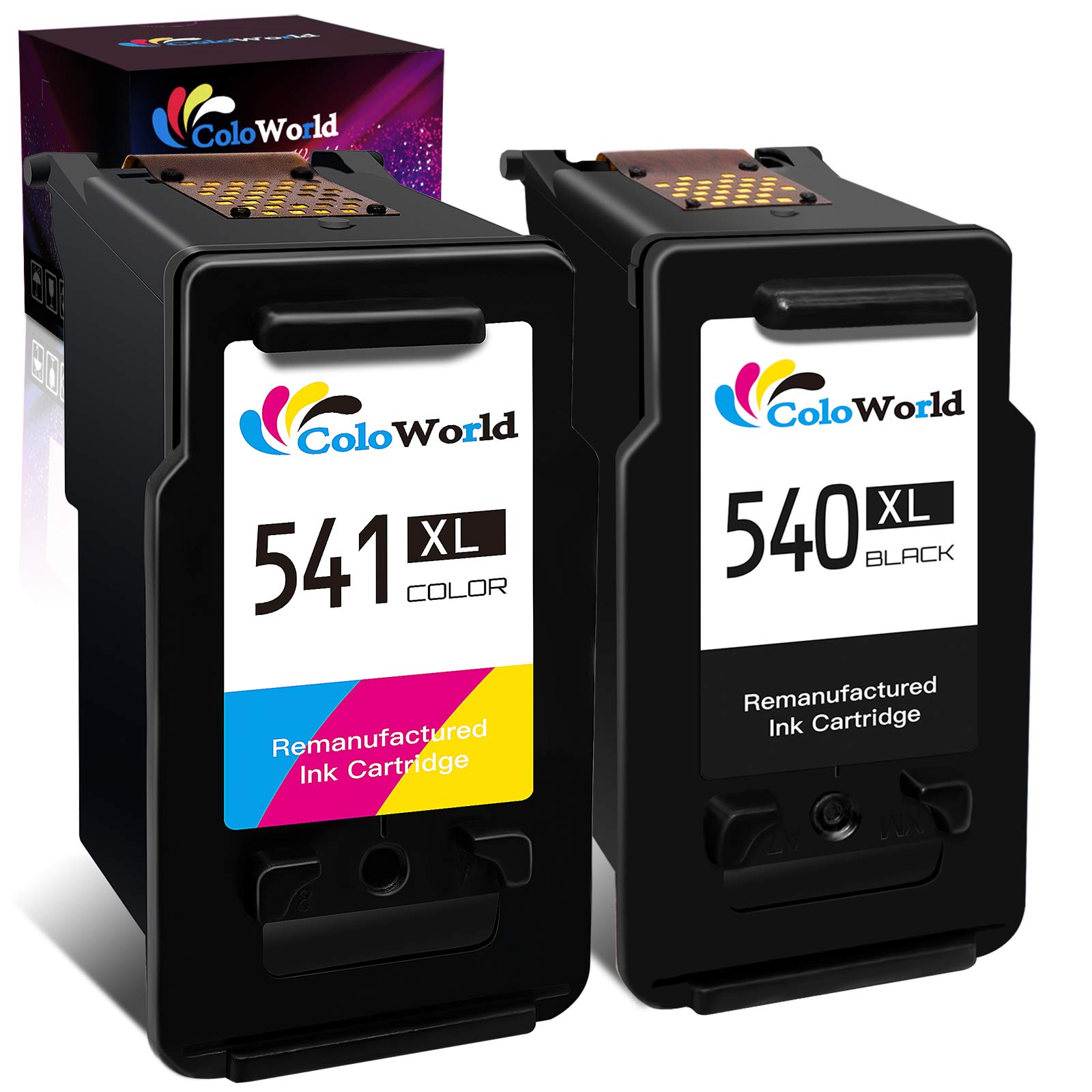 540XL and 541XL Ink Cartridges Twin Pack- PG-540L/CL-541XL High Yield Genuine Black & Colour Printer Ink Cartridge - for Pixma TS5150 TS5151 TS5100 MG3650s MG3650 MG3600 MG3500 M3100 MG4250 MX475