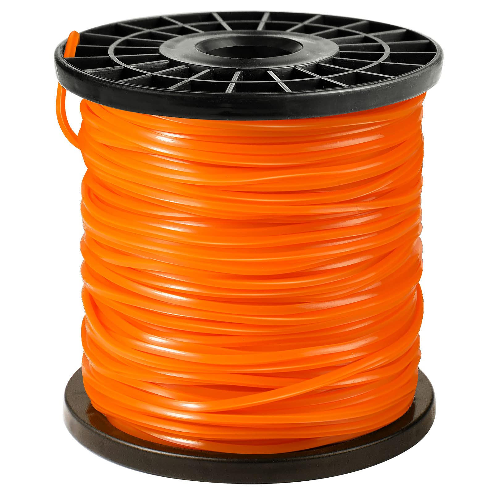 CHRORINE Strimmer Wire Cord Line Square 2.4mm x 75m Nylon Trimmer Brush Cutter Line Wire