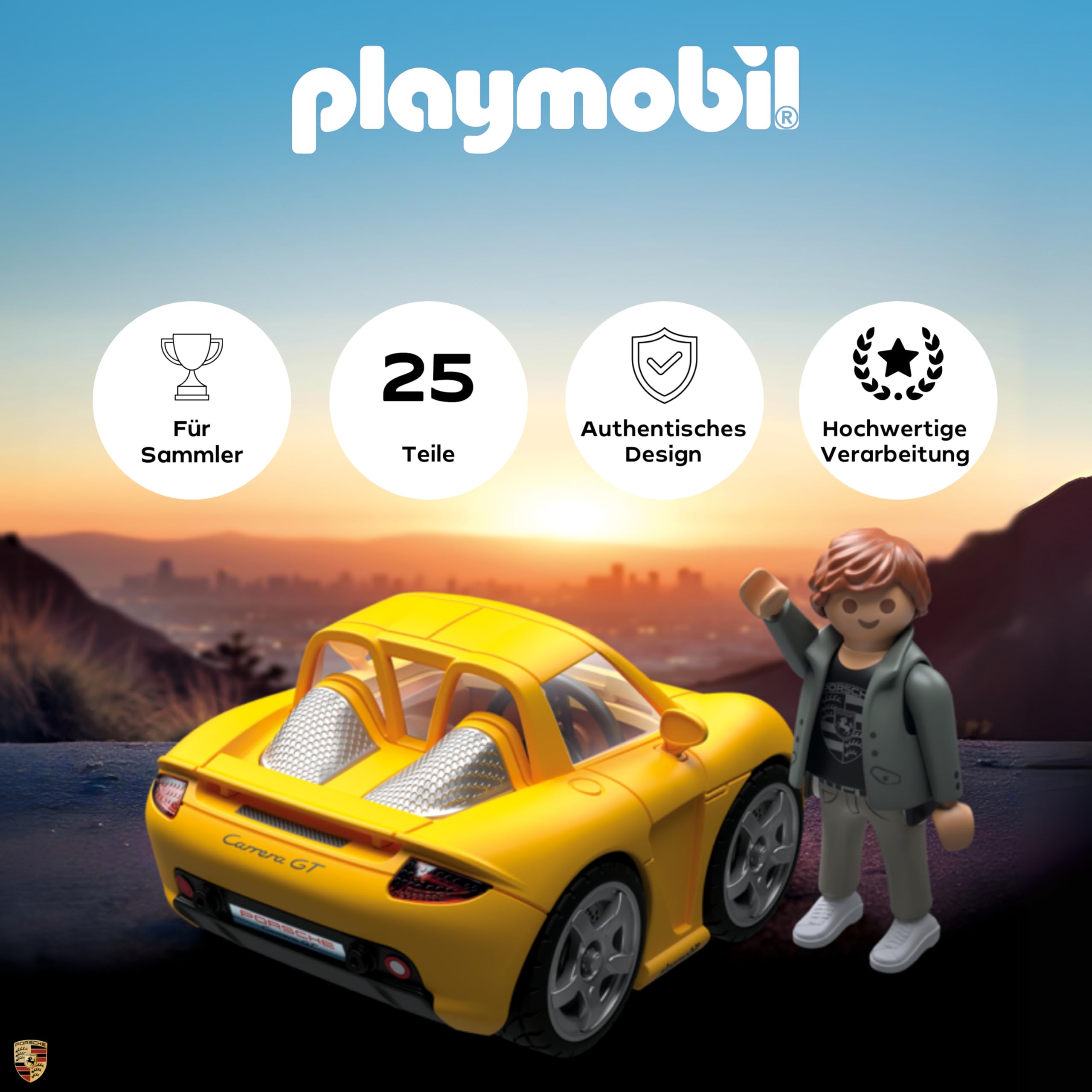 PLAYMOBIL | Collector Cars | Porsche Carrera GT | Modellauto für Erwachsene & Kinder Auto-Fans & Sammler | 71859 2