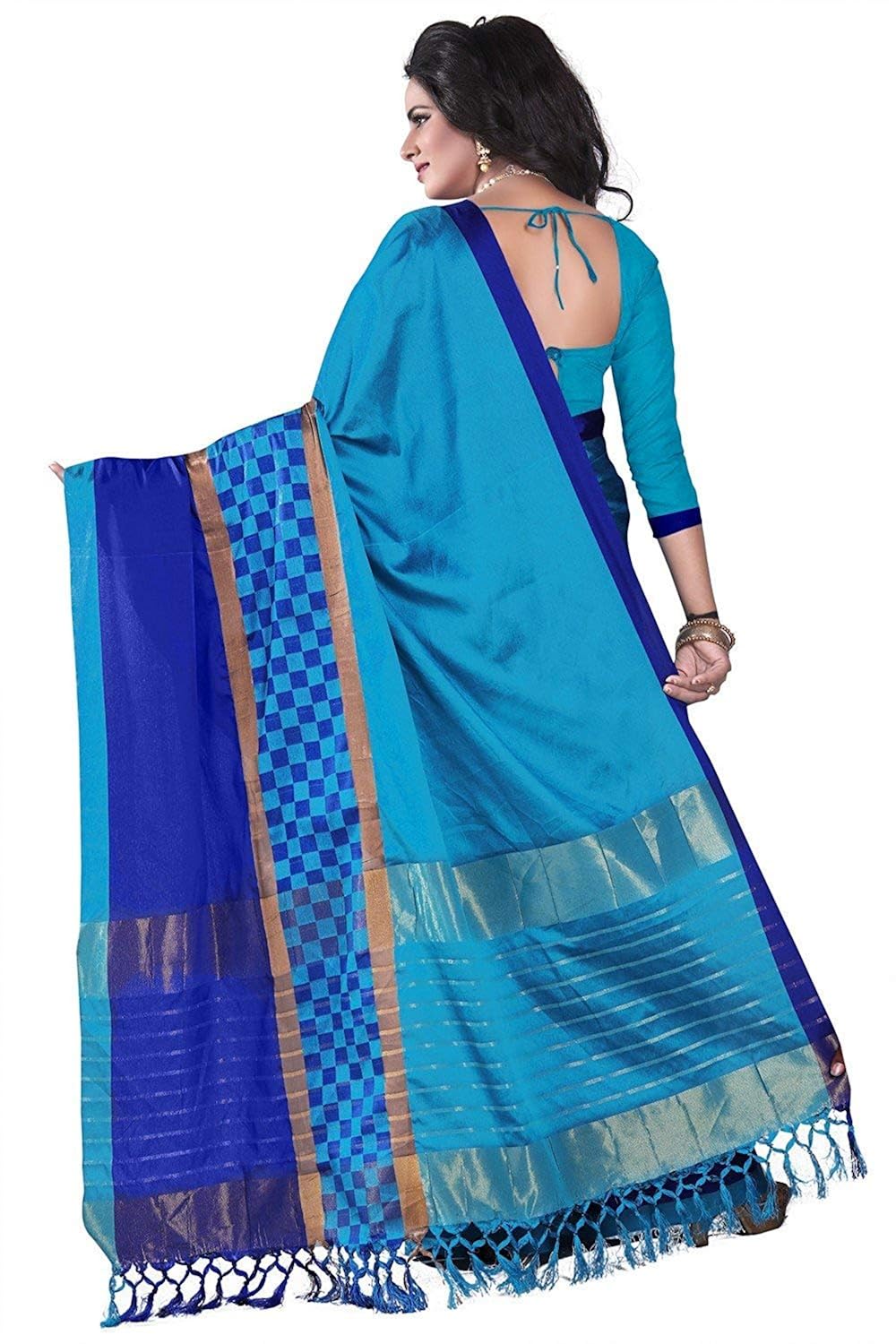 art decor sarees cotton saree with blouse piece