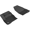 3D MAXpider Custom Fit Kagu Floor Mat (Black) Compatible with Ford Edge 2015-2024 - Front Row