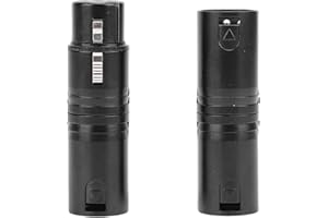 GOWENIC XLR Adapters Male to Male and Male to Female, XLR Gender Connector Kit, 3 PIN XLR Adapter Connector, XLR Coupler Conn