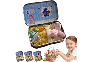 Little Pocket Bunny Decorative Boxes, Easter Basket Stuffer, Easter Gifts for Kids, DIY Pet Bunny Adoption, Easters Baskets D