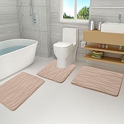 Buganda Memory Foam Bathroom Rug Mat 44x24, Extra