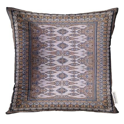 Amazon Com Upoos Throw Pillow Cover Red Oriental Carpet Persian