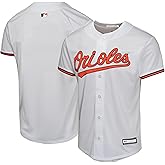 Outerstuff Baltimore Orioles MLB Kids Youth 4-20 White Home Team Jersey