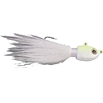 Berkley Fusion19 Bucktail Jig - 3 Oz, White/Chartreuse, For Saltwater Fishing - View #5