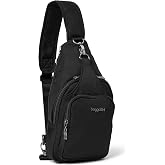 Baggallini Women's Central Park Sling 12"x7" Crossbody Bag W/Convertible Adjustable Shoulder Strap