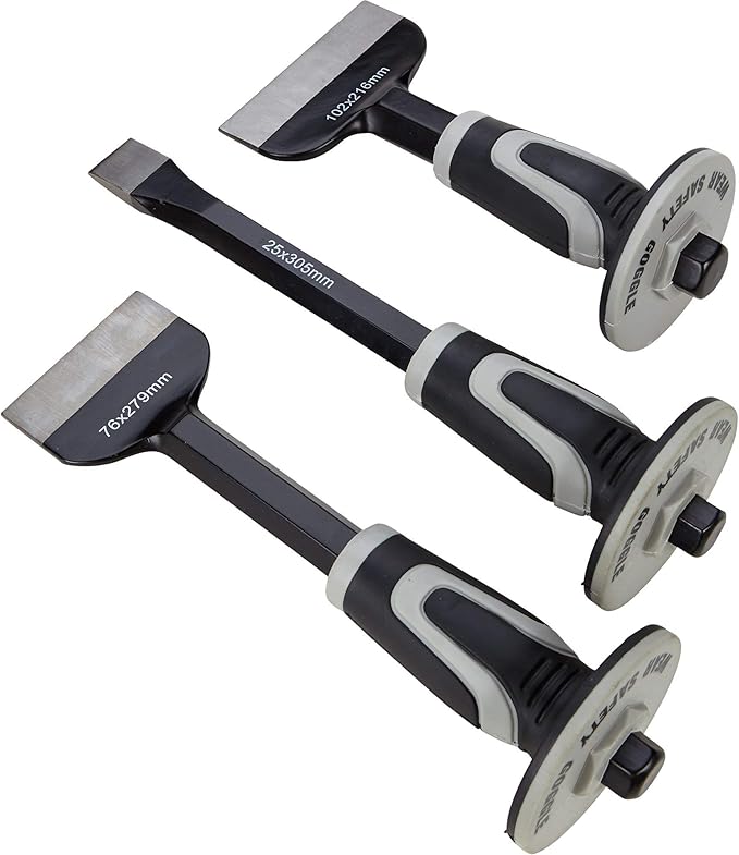 Klutch Bolster and Cold Chisel Set 3Pc.