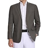 Teemlanny Men's Sport Coat Blazer Classic Fit 2 Button Stylish Houndstooth Stretch Suit Jacket for Daily Casual Outfits