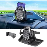 Neepiar Dash Phone Mount for 2011-2018 Jeep Wrangler JK JKU Accessories | 360-Degree Rotation, Multi-Mount Phone Kit, Built-In Storage Box, Metal Support Rod, Interior Accessories