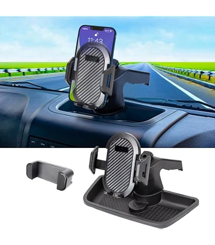 Rugged Ridge Jeep Wrangler Dash Multi-Mount System Kit With Phone